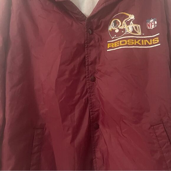 Vintage Chalk Line 90's NFL Washington Redskins Satin Locker Line Jacket Sz L - Picture 11 of 16